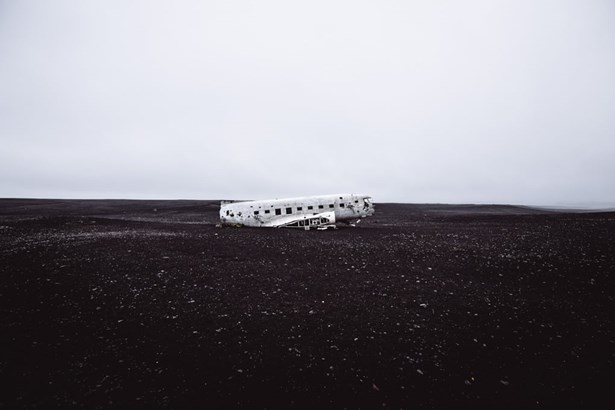 Solheimasandur plane wreckage in Iceland