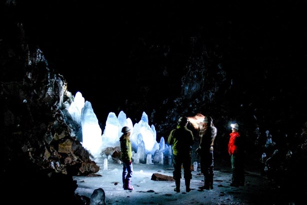 Lofthellir Ice cave tour in Iceland