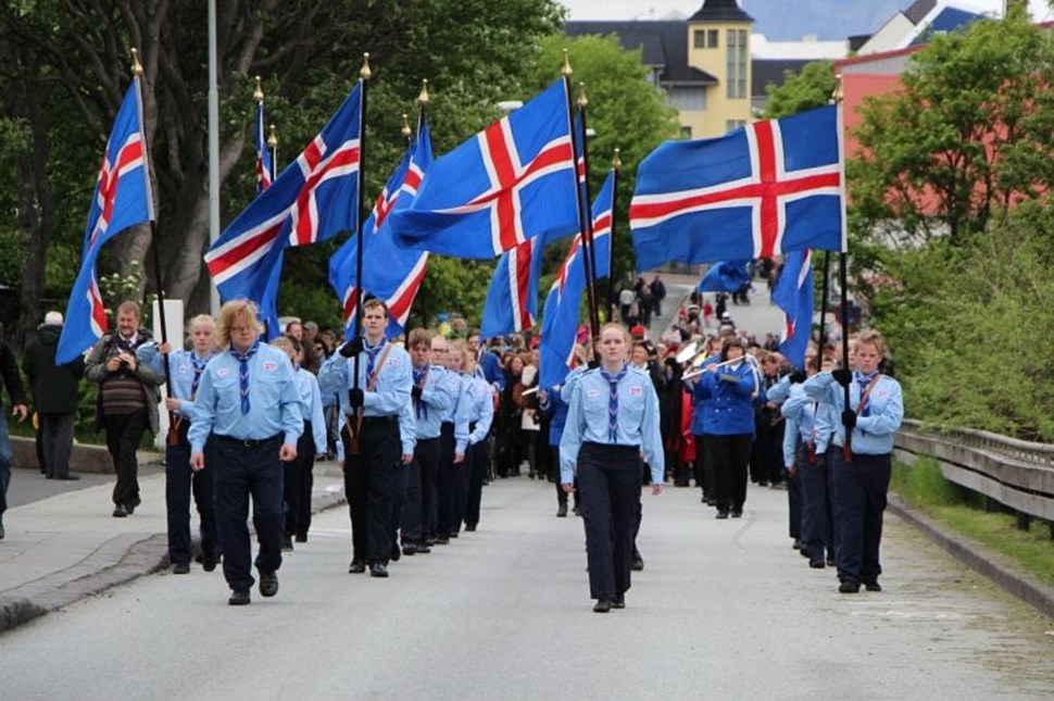 National Day celebration in Iceland
