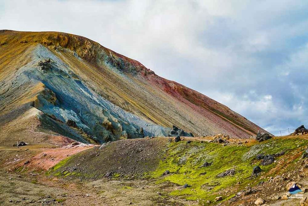 colorful mountains in Iceland
