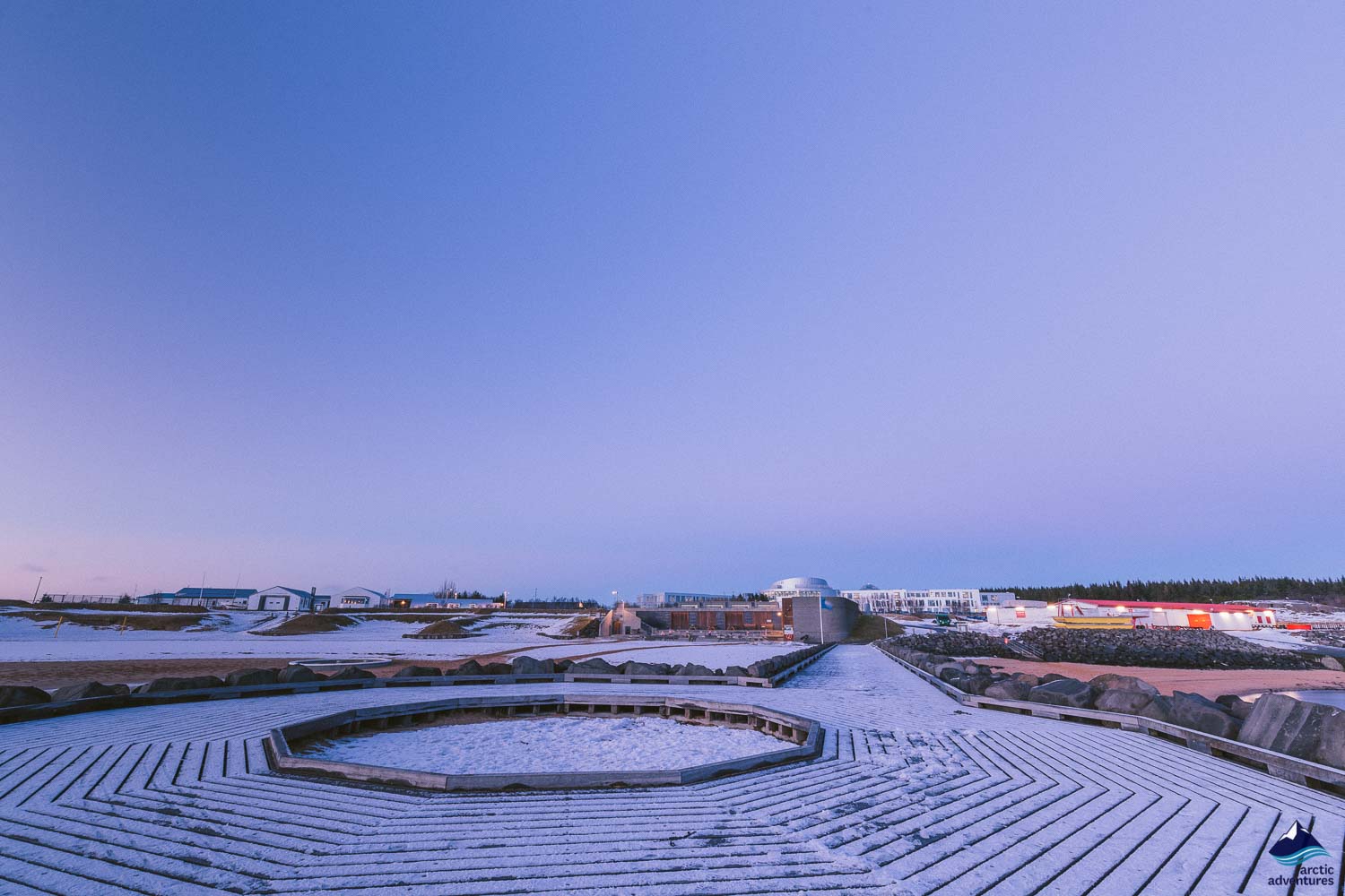 Nautholsvik geothermal pool in Reykjavik