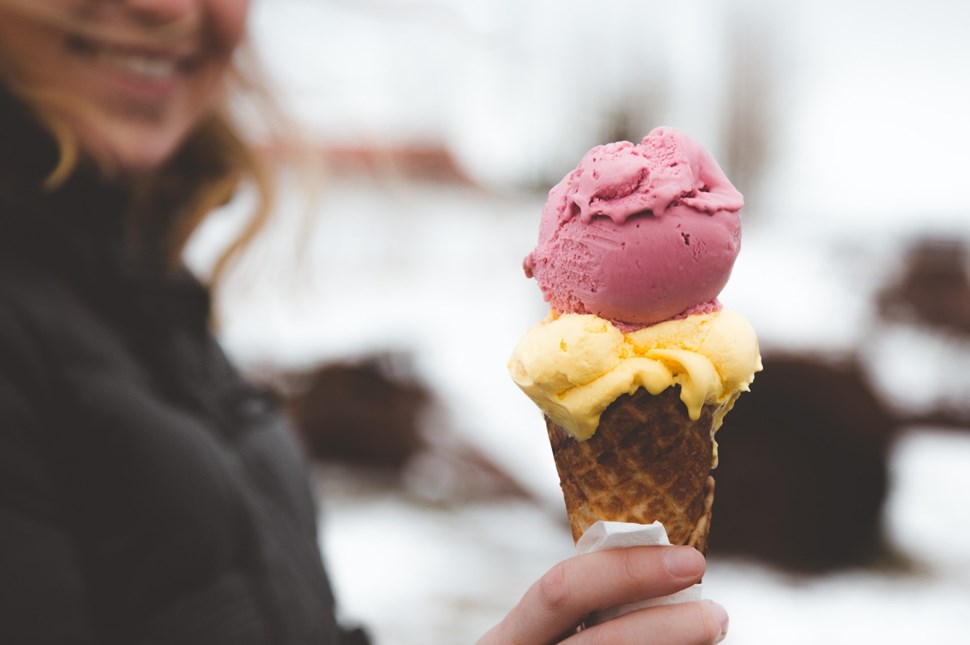 Ice Cream Shop Desserts in Iceland Golden Circle