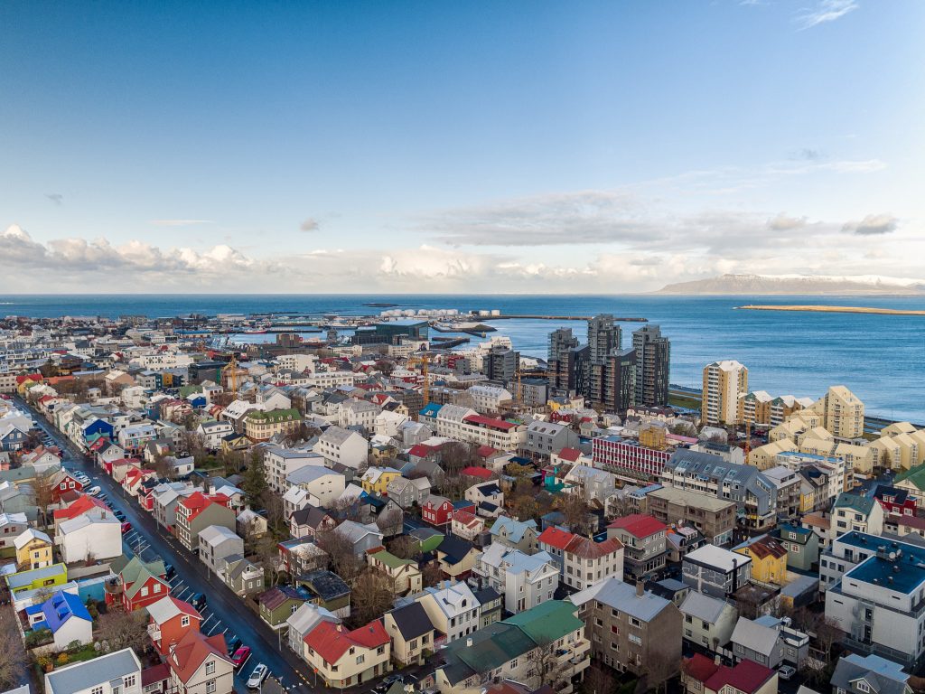 Skuggahverfi street in Reykjavik