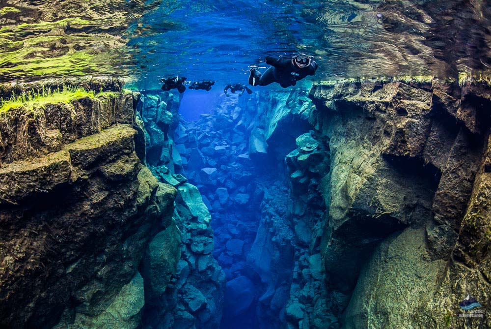 Snorkeling in Silfra