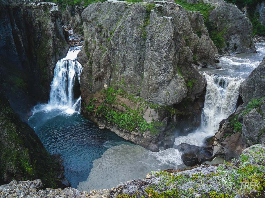 Tvilitahylur waterfall