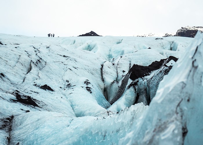 Solheimajökull Gletscher