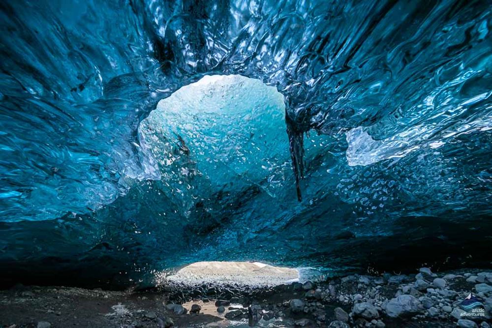 glacial ice cave