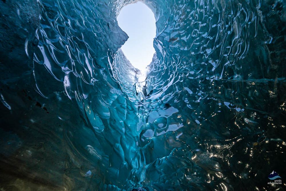 hole at the ice cave