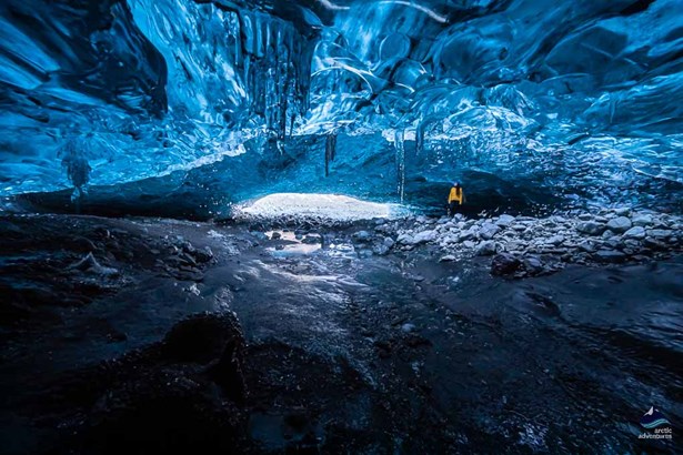 crystal blue ice cave
