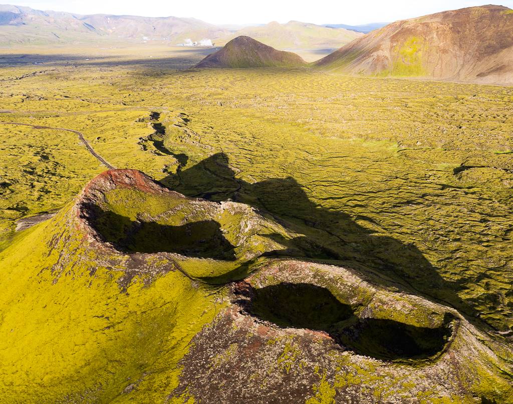 Geothermales Island - Helikoptertour