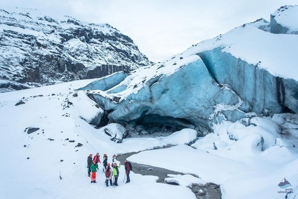 guided glacier hike in Iceland