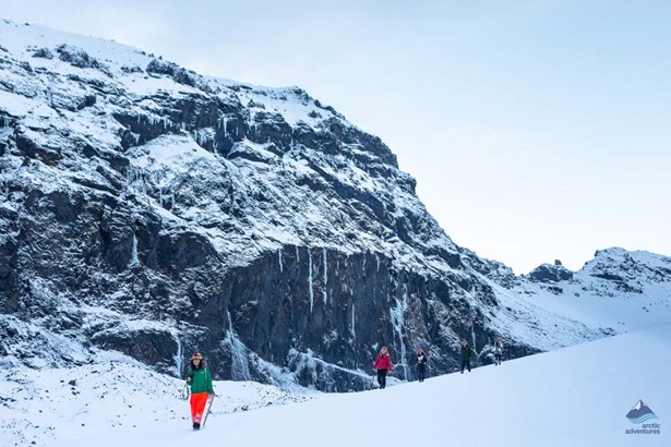 guided glacier hiking tour on Vatnajokull