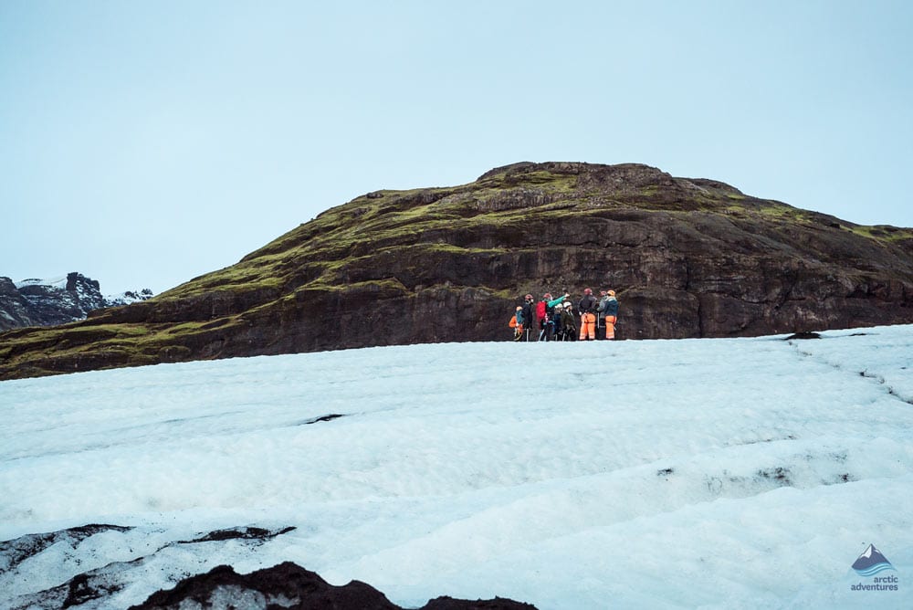 group glacier walking tour in Iceland