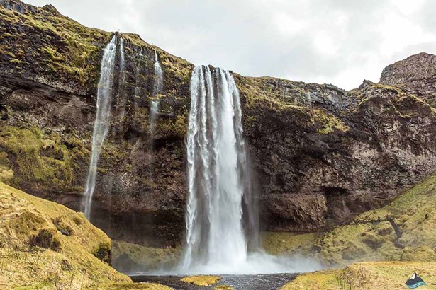 Seljalandsfoss waterfall in South Cost of Iceland
