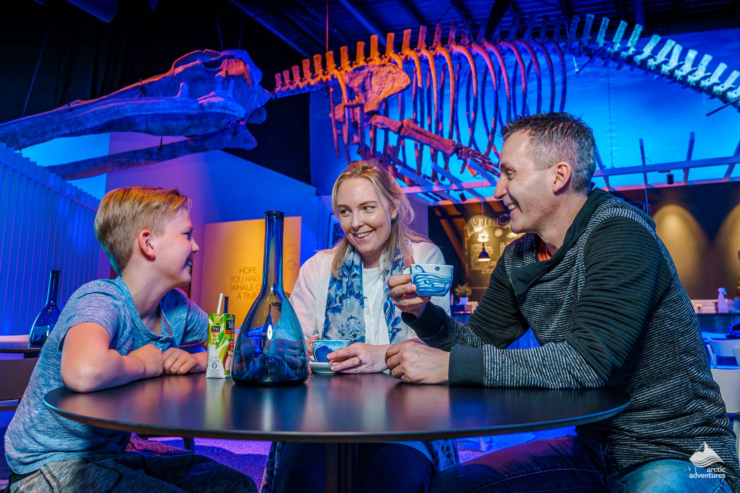 Dining Whale of Iceland museum