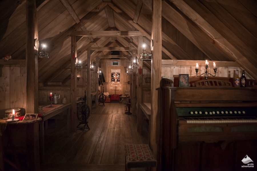 Icelandic old house interior exposition