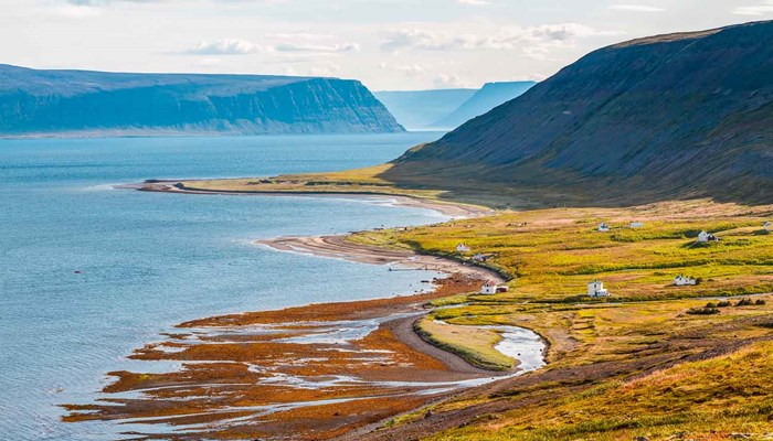 Icelandic scenery in Westfjords