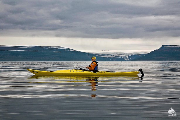 kayaking in Icelandic Westfjords 