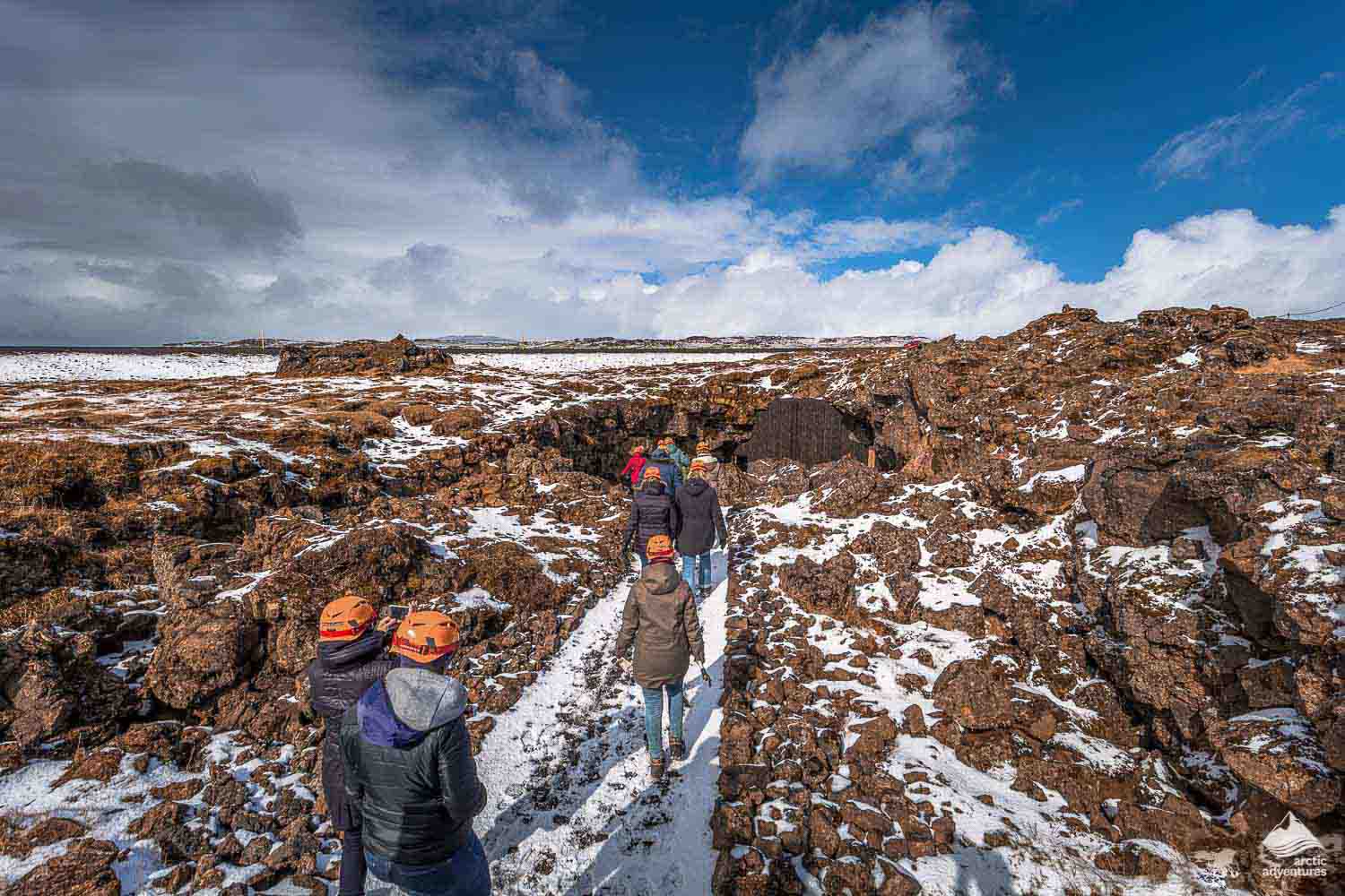 group tour to lava cave
