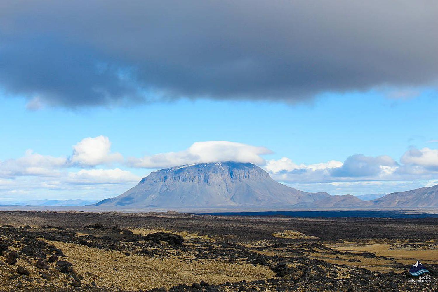 Herdubreid volcano landscape in Iceland