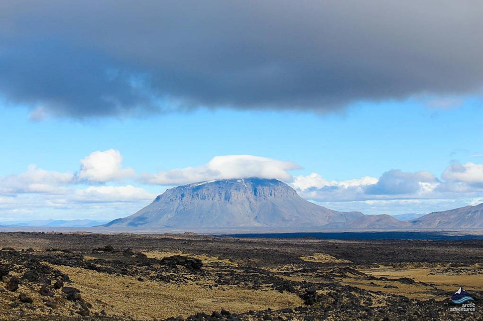 Herdubreid volcano landscape in Iceland