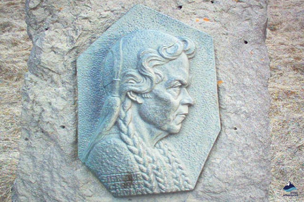 memorial stone of Sigridur in Iceland