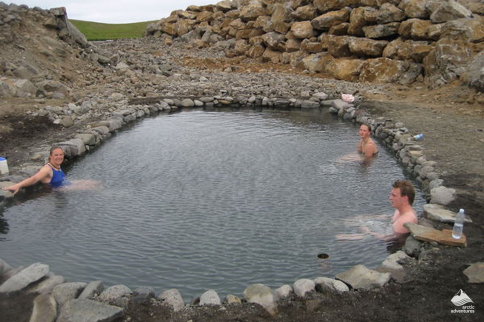 Hveraborg pool in Iceland