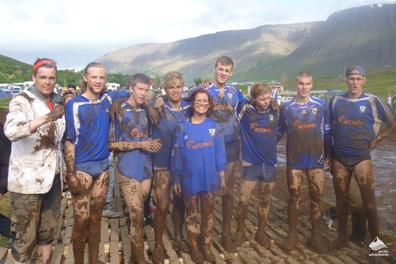 swamp soccer tournament in Iceland