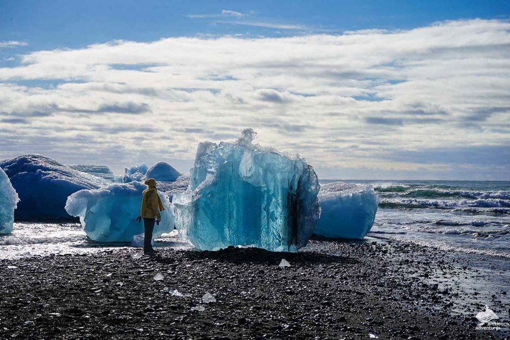 Iceberg at Diamond beach