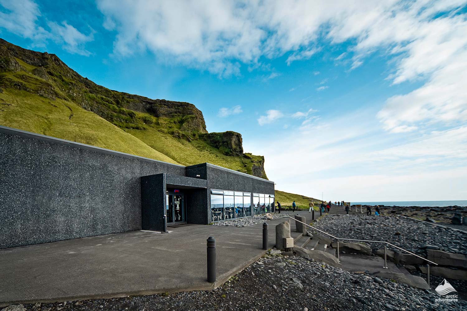 Black Beach Restaurant near Katla volcano
