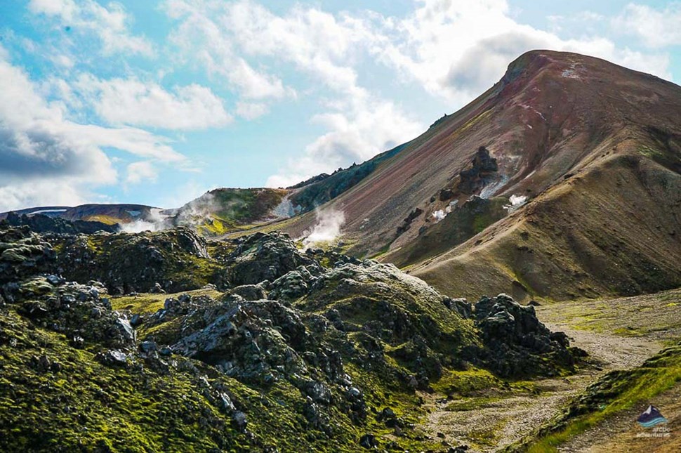 Landmannalaugar's Brennisteinsalda mountain in Iceland