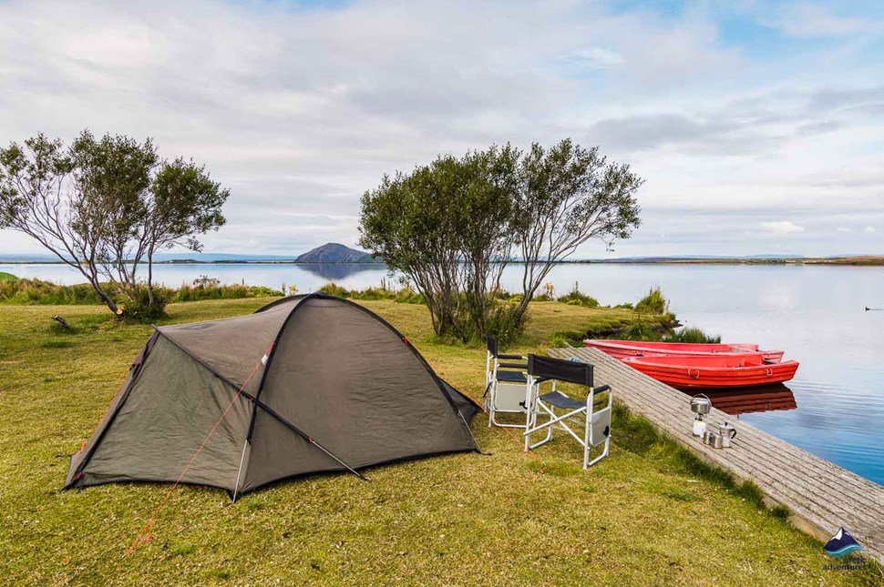 camping site near Myvatn lake