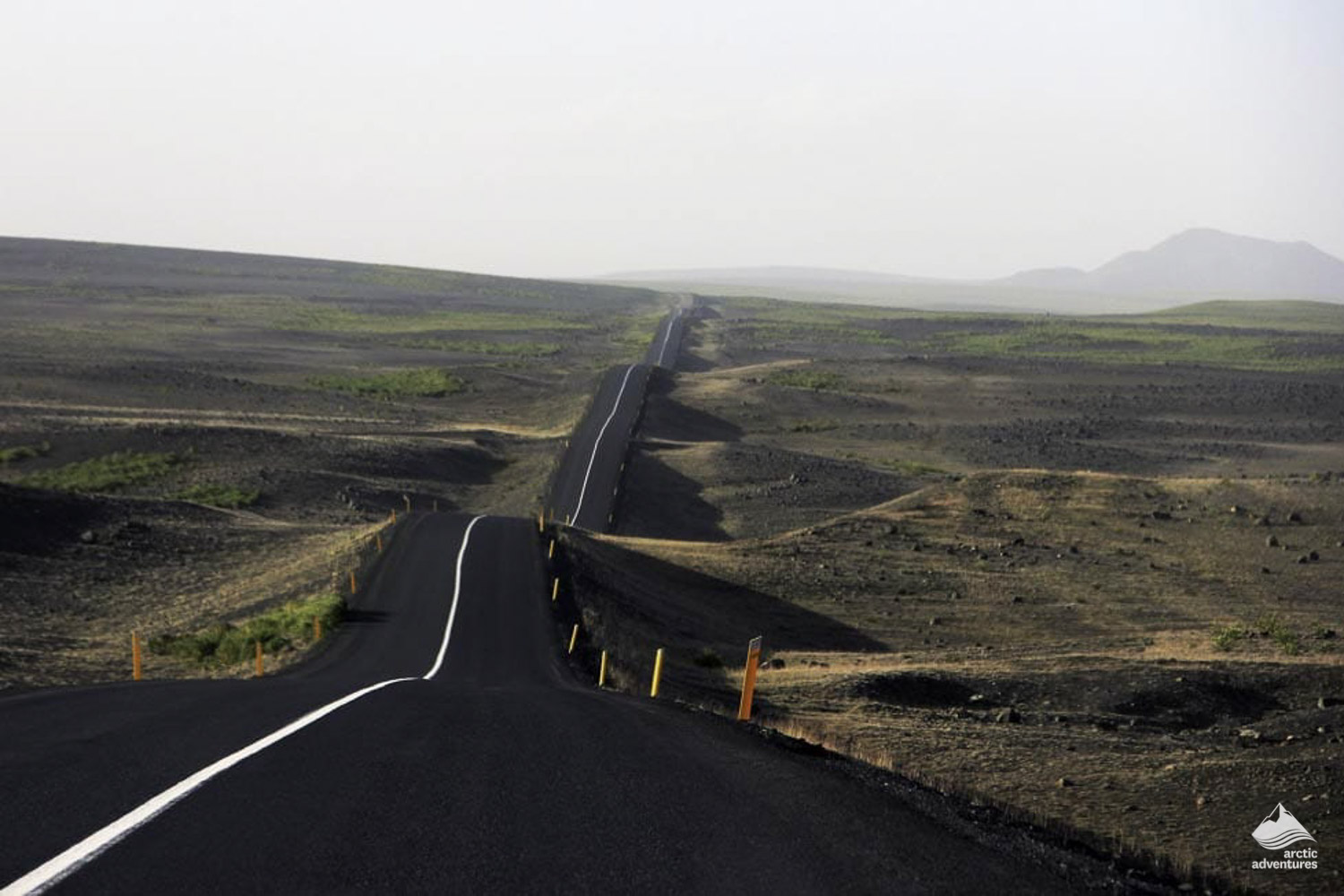 Icelandic road to Myvatn