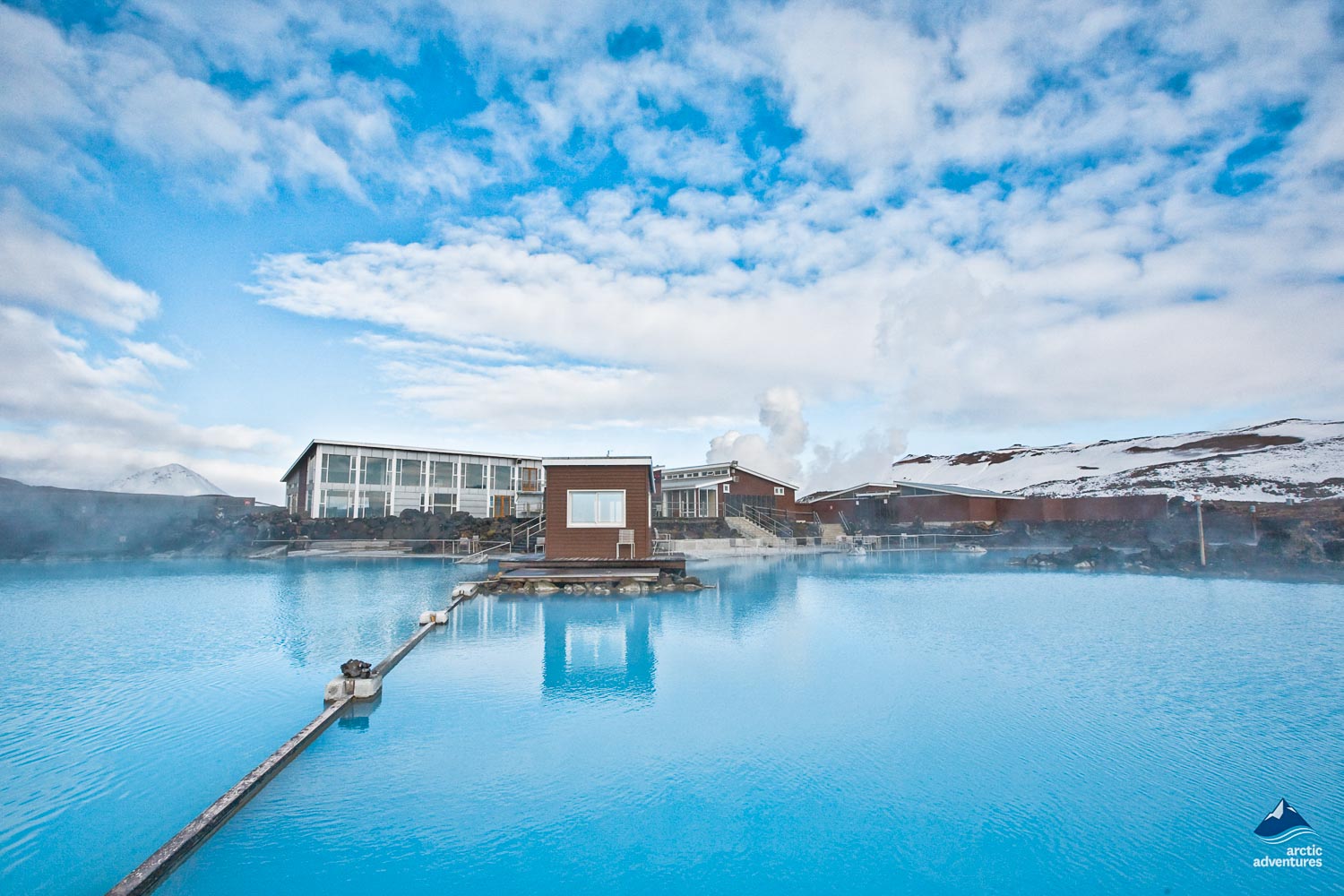Myvatn Nature Baths area in winter