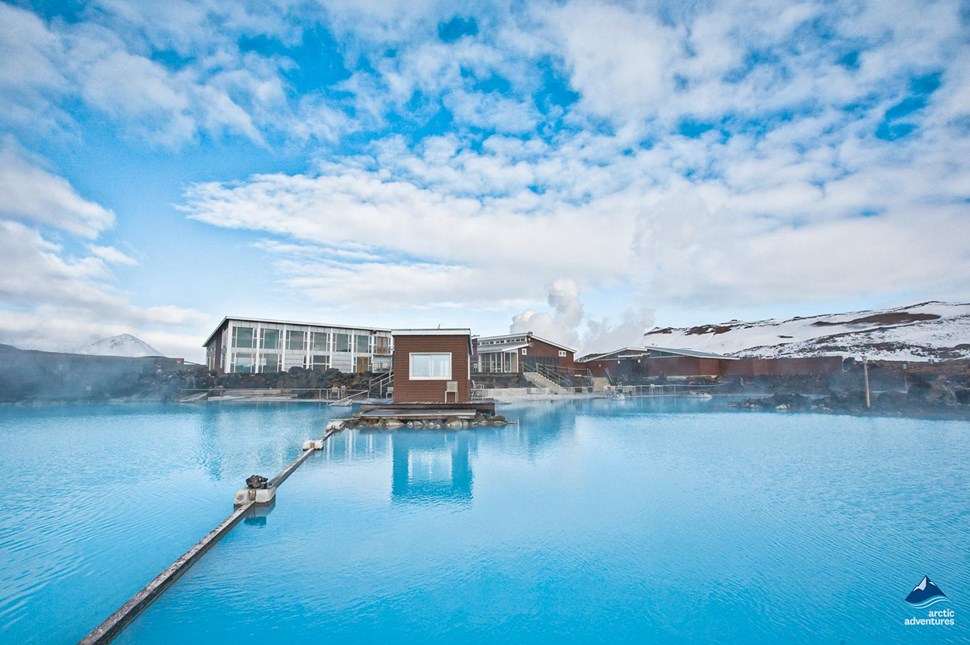 Myvatn Nature Baths area in winter