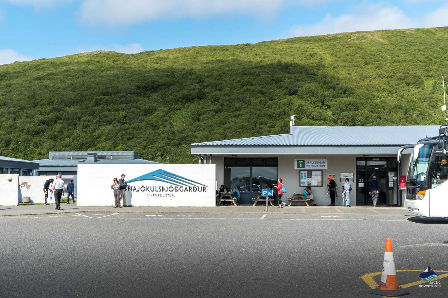 Skaftafell National Park information center in Iceland