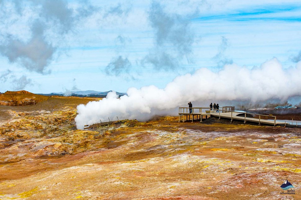 Icelandic Geothermal field in Reykjanes Peninsula