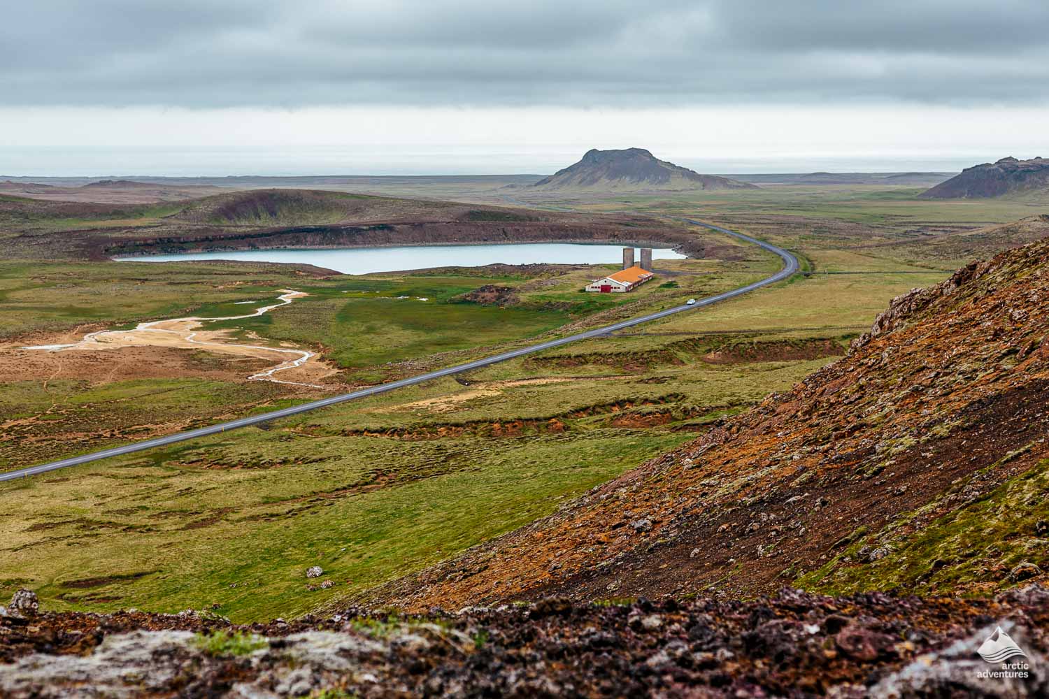 car drive in Reykjanes Peninsula