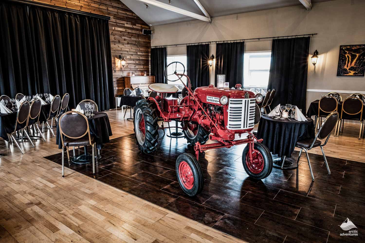 restaurant of Hotel Fljotshlid near Seljalandsfoss city