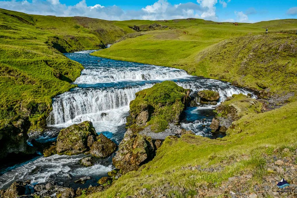Skogafoss Waterfall in South cost of Iceland