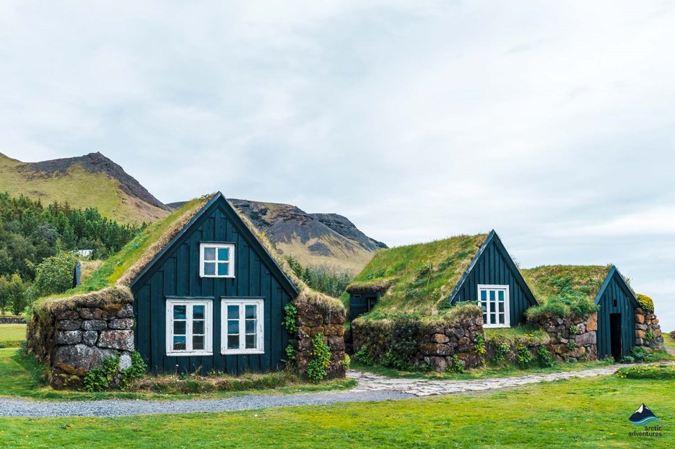 houes of Skogar Museum in Iceland