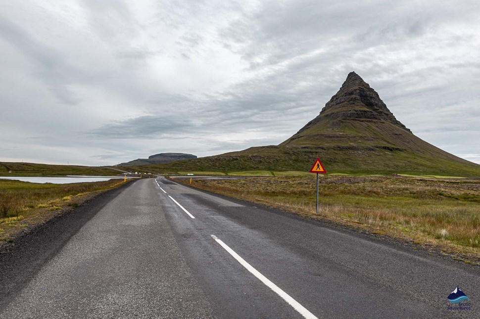 road to Snaefellsnes Peninsula in Iceland