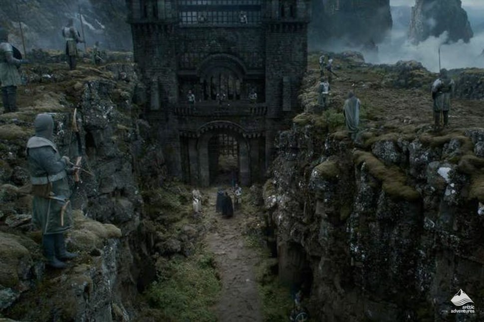 Game Of Thrones scene at Thingvellir