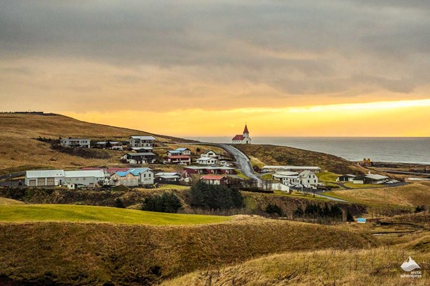 Vik village in South Coast of Iceland