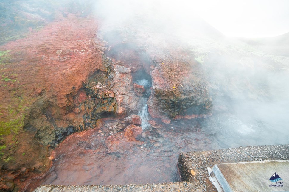 Deildartunguhver thermal spring in iceland