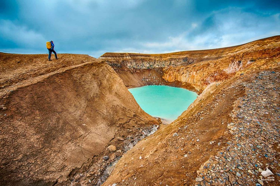 Askja Caldera Crater in iceland