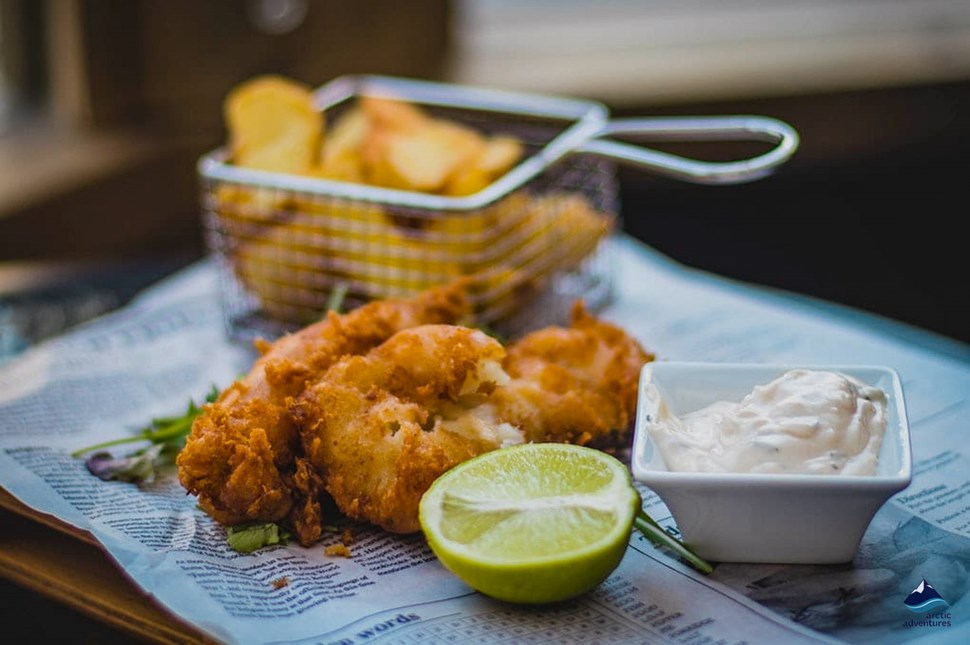 Fish Chips dish in Iceland