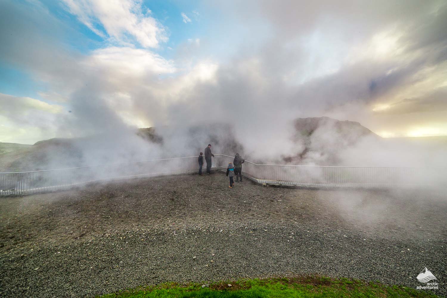 Deildartunguhver Hot Spring in Iceland