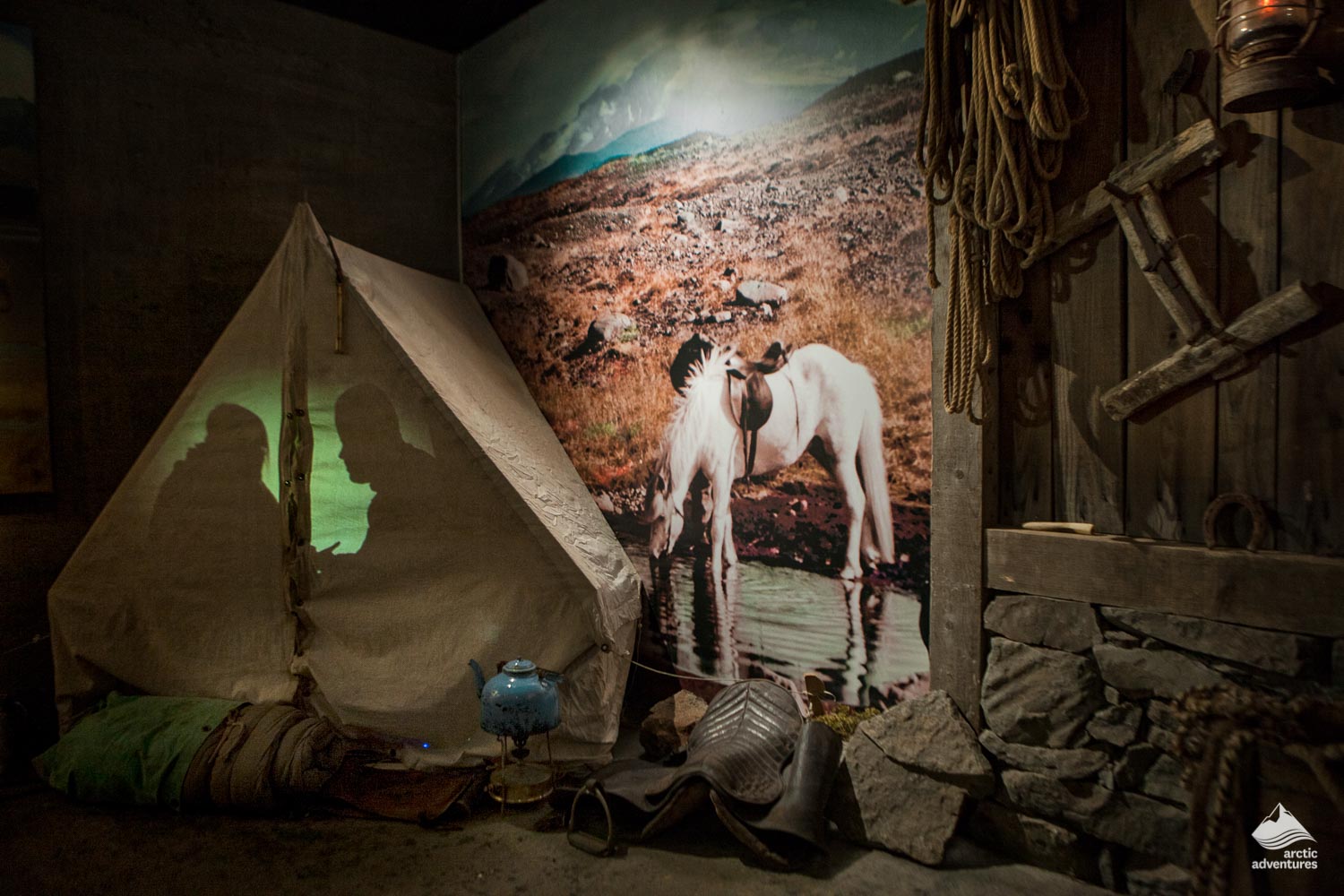 Museum in Wilderness Center in Iceland