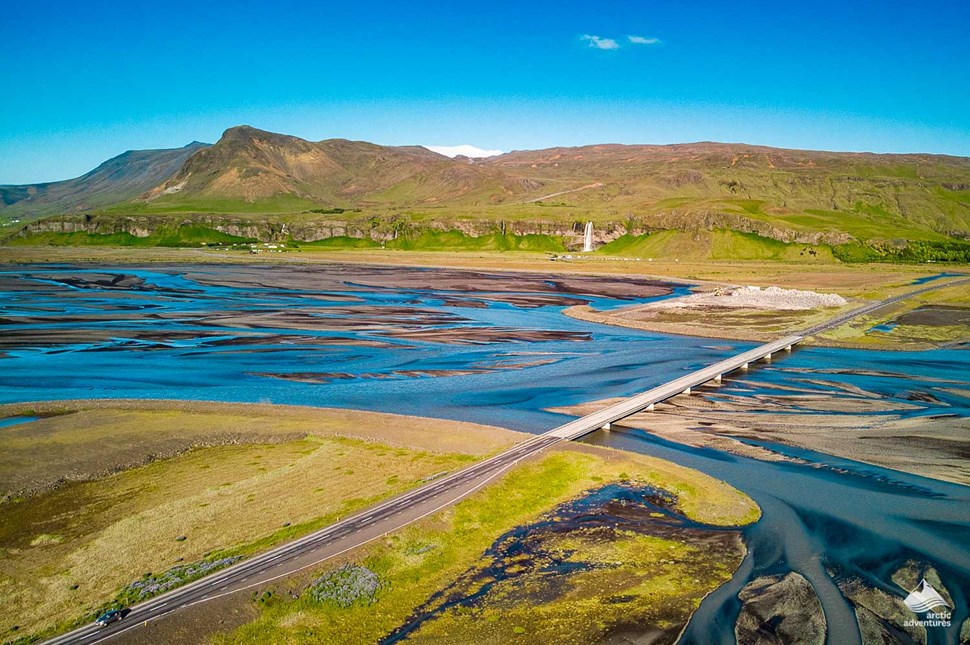 Gljufrabui Road Bridge in Iceland